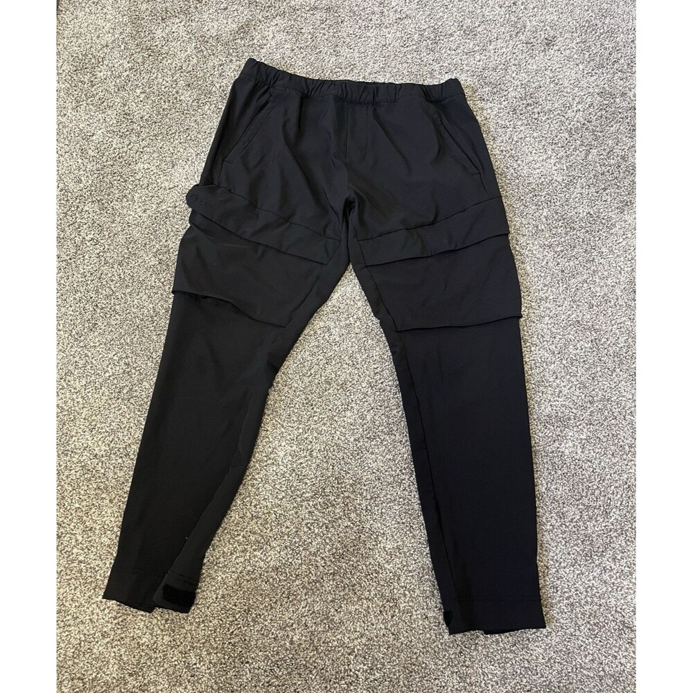 Bylt Skyline Pants Mens XL Black Joggers Stretch zip pocket athletic gym